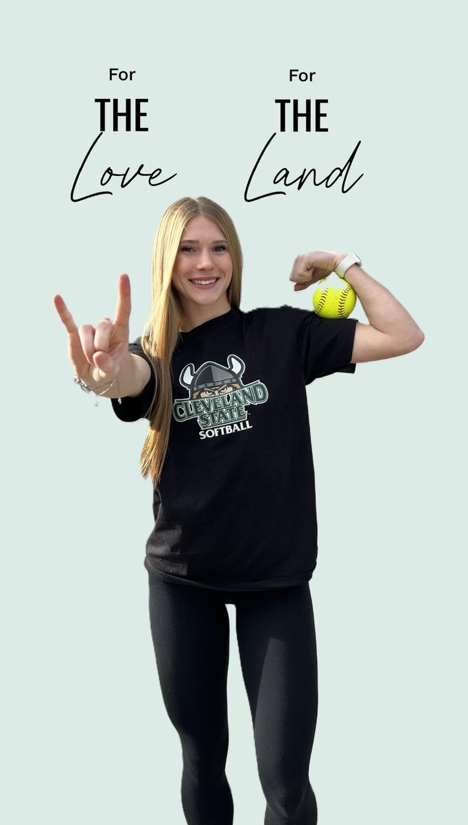 OliviaHaas2026's tweet photo. Go Vikes!! @CSU_Softball @Finesse2026 @ClaySoftball #Committed https://t.co/E0Fqi0kswz