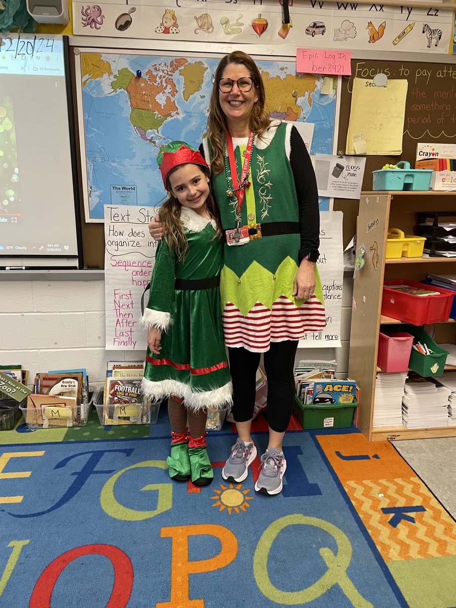 Happy Holidays from the third grade Elves!