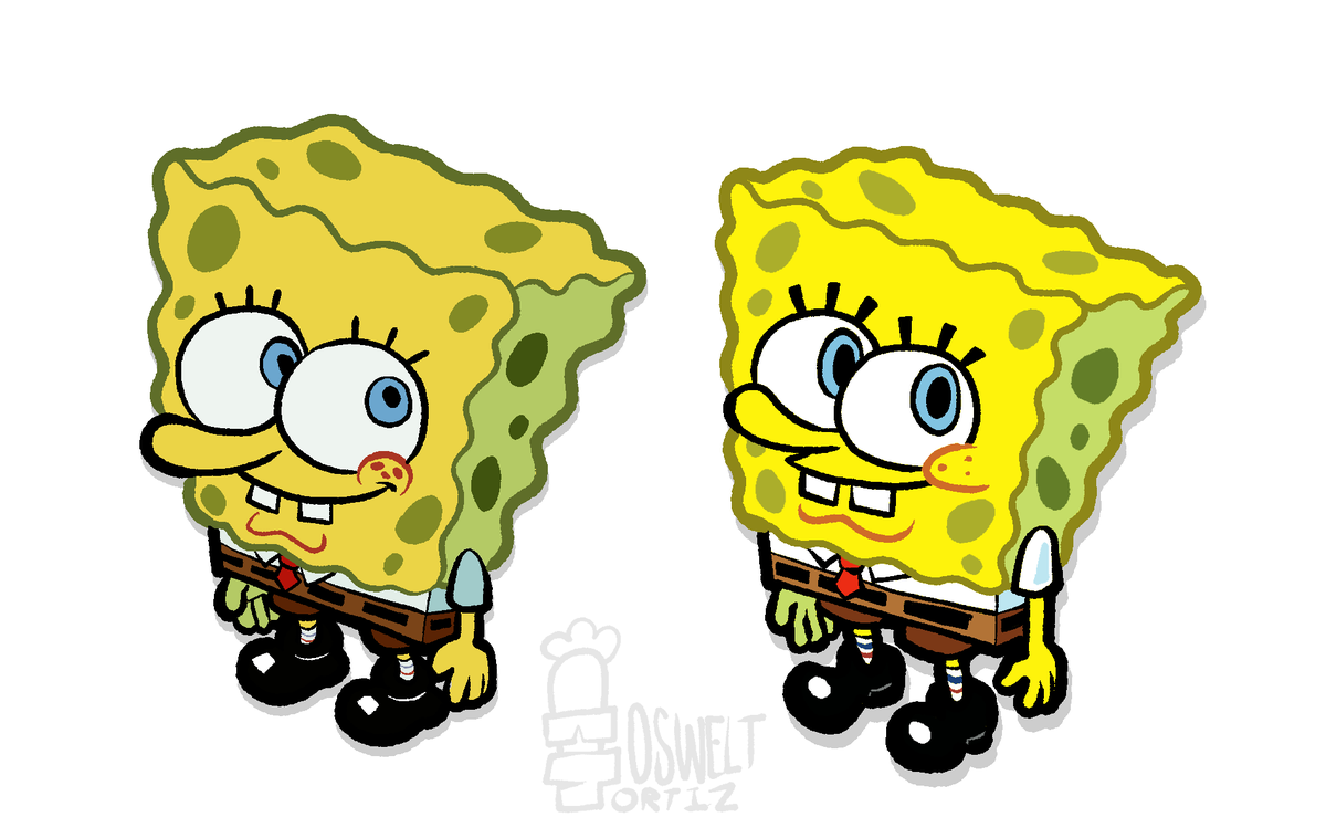 OsweltOrtiz's tweet image. OMG TWO SPONGEBOBS OMG OMG