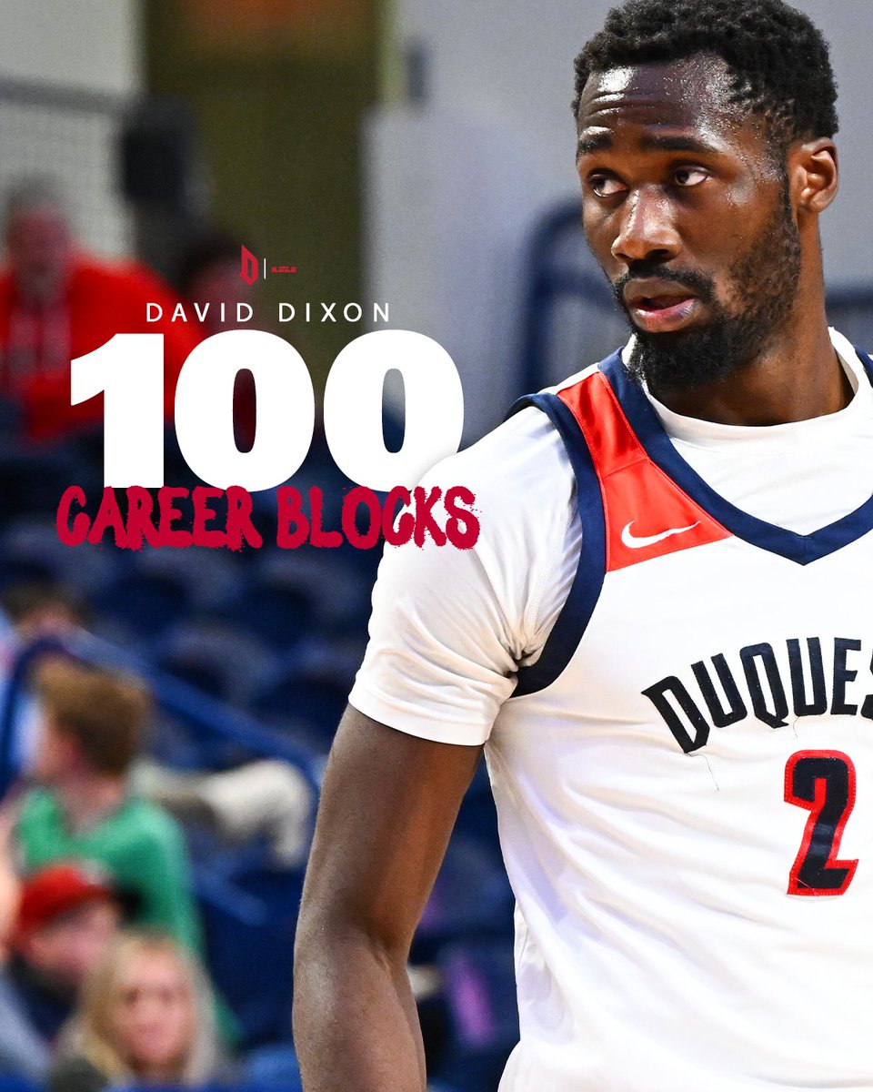 Duquesne Basketball (@duqmbb) on Twitter photo 💯 career blocks for <a href="/Ohthatsdave_/">David Dixon</a> 🫡 💯 career blocks for <a href="/Ohthatsdave_/">David Dixon</a> 🫡