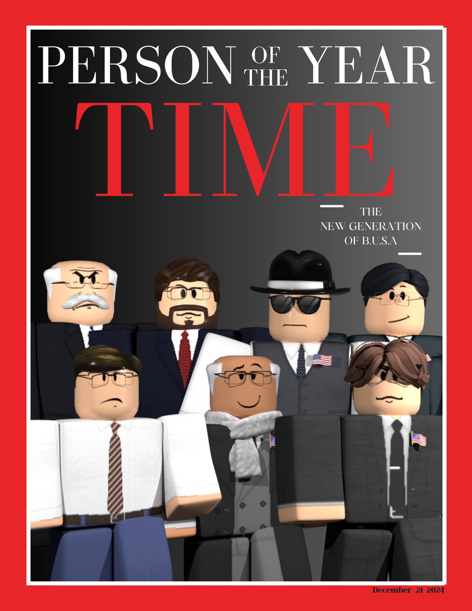 TIME Magazine Issue #1: Person of the Year – The New Generation of B.U.S.A.