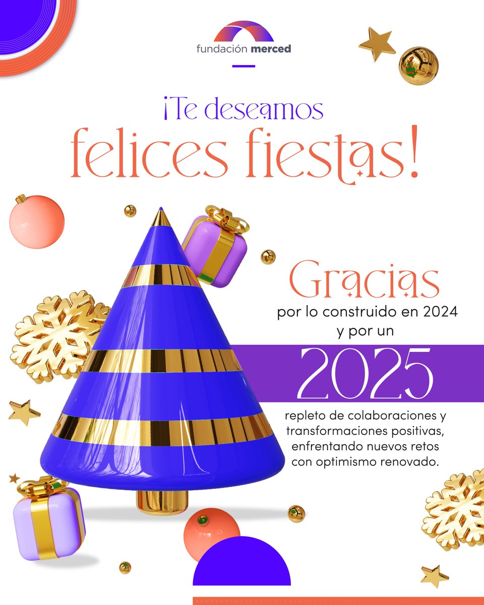 FundMercedAC (@fundmercedac) on Twitter photo ¡Felices fiestas!✨
En esta temporada de reflexión y unidad, queremos expresar nuestro agradecimiento al sector social en México por su incansable labor. Su trabajo transforma vidas, inspira y fortalece nuestras comunidades.  
#SomosPuenteQueUne #SectorSocial ¡Felices fiestas!✨
En esta temporada de reflexión y unidad, queremos expresar nuestro agradecimiento al sector social en México por su incansable labor. Su trabajo transforma vidas, inspira y fortalece nuestras comunidades.  
#SomosPuenteQueUne #SectorSocial