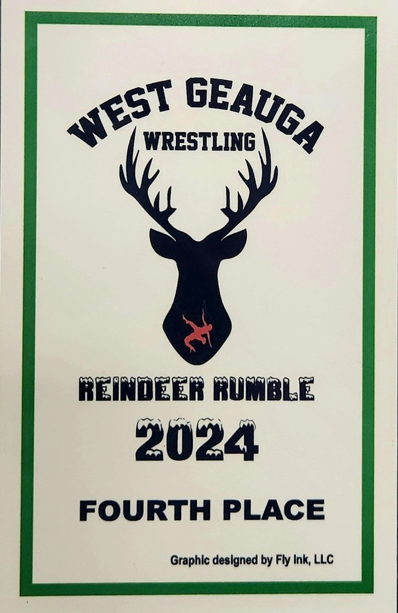 4th place at the West G Reindeer Rumble! #Minutemen4Life #OnceACard #EmbraceTheGrind #defydefeat #wrestlelikeagirl #ProudCoach