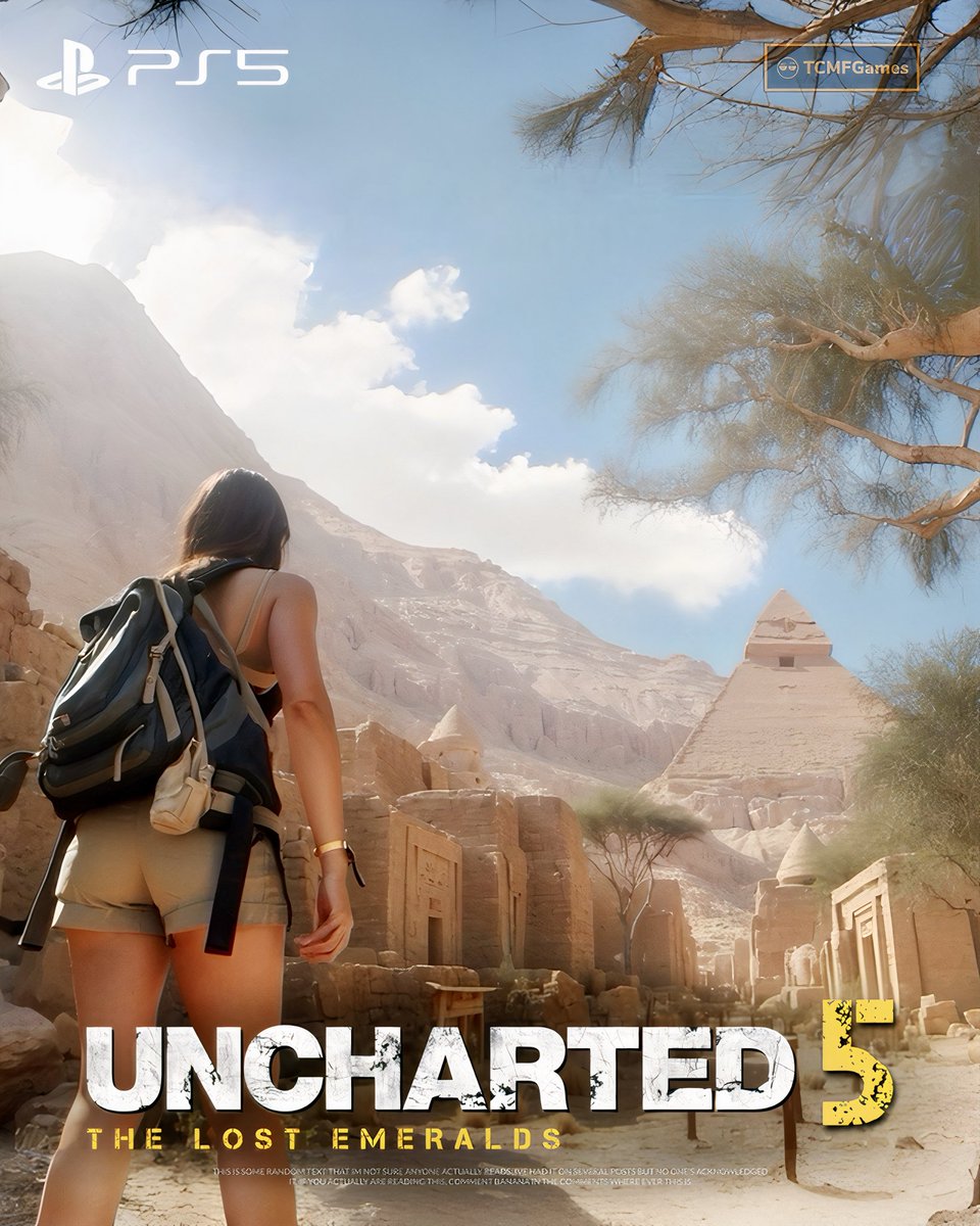 Uncharted | PS5 
⠀ ⠀ ⠀ ⠀ ⠀ ⠀ ⠀ ⠀ ⠀ ⠀  ⠀ ⠀ ⠀ ⠀ ⠀ ⠀ ⠀ ⠀ ⠀ ⠀  
• There is an uncharted reboot in the works according to rumors

• This could be a soft reboot like God of War 2018 or a full reboot 

• There was a trailer Sony released that featured what looked