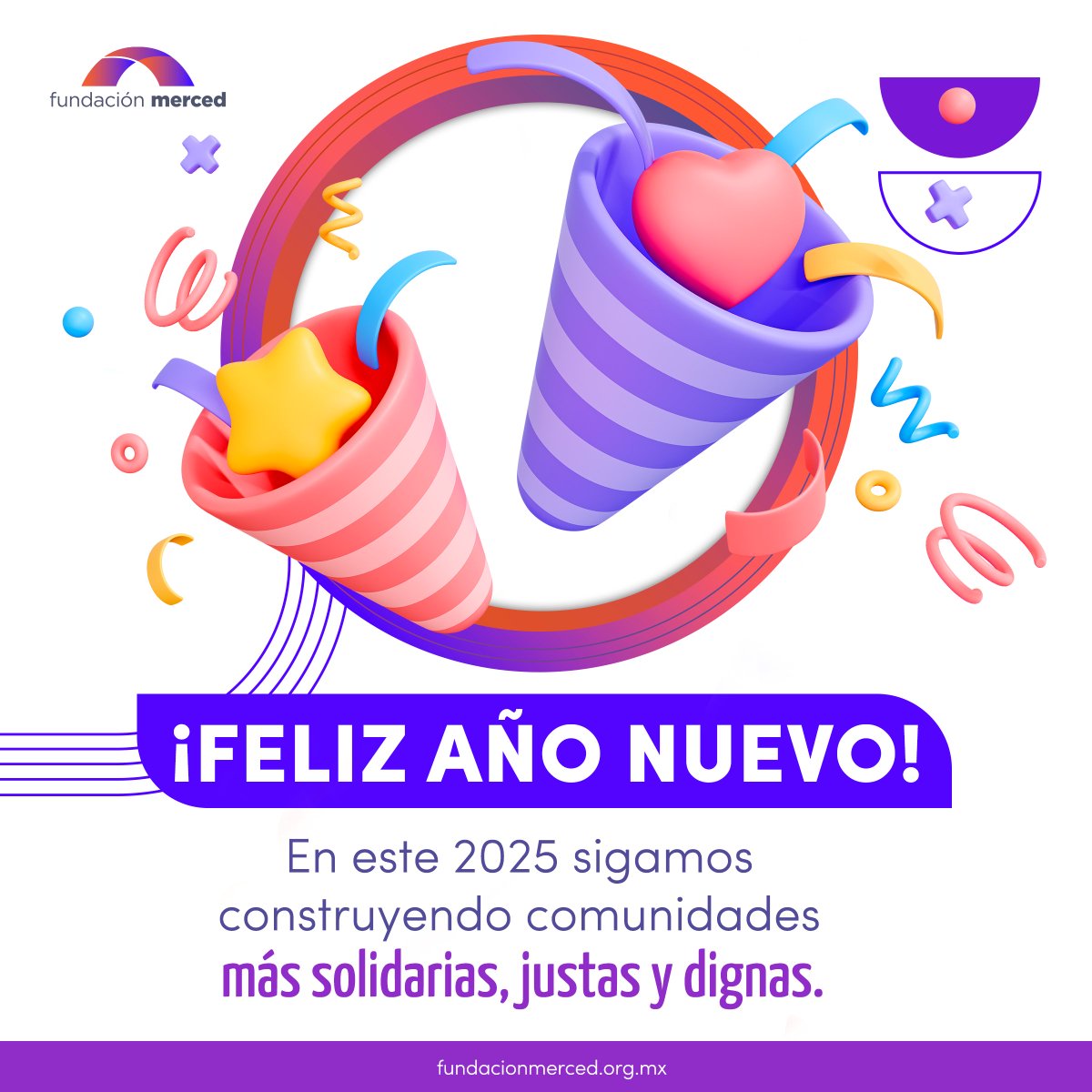 FundMercedAC (@fundmercedac) on Twitter photo ¡Feliz Año Nuevo!✨
¡Deseamos que 2025 sea un año repleto de logros para tu OSC! Que cada meta que te propongas se convierta en una realidad. Con el poder de la colaboración, continuemos construyendo puentes y fortaleciendo nuestras comunidades. 
#SomosPuenteQueUne #Feliz2025 ¡Feliz Año Nuevo!✨
¡Deseamos que 2025 sea un año repleto de logros para tu OSC! Que cada meta que te propongas se convierta en una realidad. Con el poder de la colaboración, continuemos construyendo puentes y fortaleciendo nuestras comunidades. 
#SomosPuenteQueUne #Feliz2025