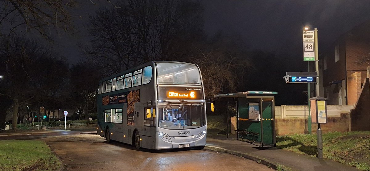 TPBranson1's tweet photo. Whilst I ran out an old faithful this morning on @NCT_Buses Navy Line 48, @davc32001 was testing an electric bus on the route ahead of the changes that are happening next year.
@ADLbus @ScaniaUK @YutongGlobal https://t.co/BN5EcllYG1