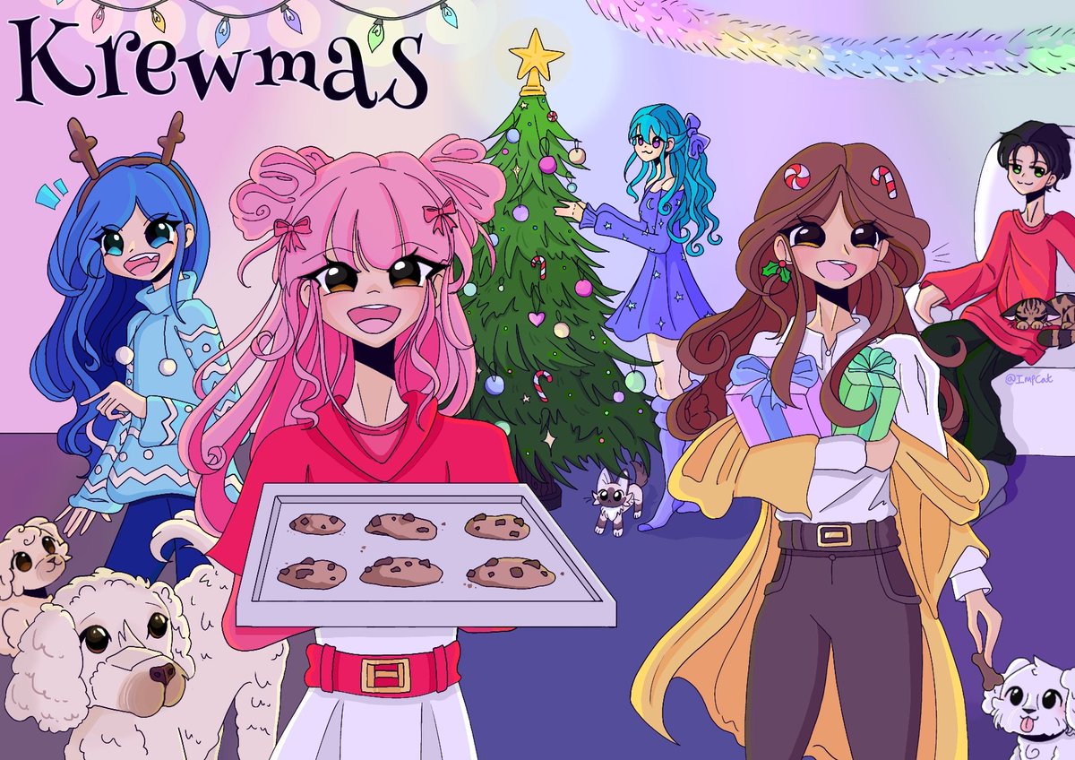 ImpCat (@impcatyt) on Twitter photo HAPPY KREWMAS!!
<a href="/RainbowsYT/">Rainbow</a> <a href="/GoldenGlare_/">Gold</a> <a href="/ItsFunneh/">ItsFunneh</a> <a href="/Lunar3clispe/">LunarEclispe</a> <a href="/DraconiteDragon/">Draco</a> <a href="/KREWxKF/">KREW FAN ART</a> #kftwt #krewfanart HAPPY KREWMAS!!
<a href="/RainbowsYT/">Rainbow</a> <a href="/GoldenGlare_/">Gold</a> <a href="/ItsFunneh/">ItsFunneh</a> <a href="/Lunar3clispe/">LunarEclispe</a> <a href="/DraconiteDragon/">Draco</a> <a href="/KREWxKF/">KREW FAN ART</a> #kftwt #krewfanart