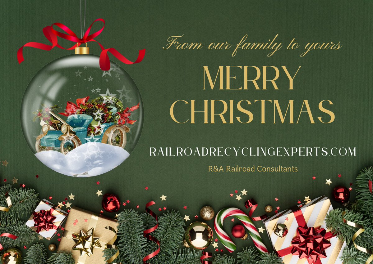 RailRecyling's tweet photo. From our family to yours #MerryChristmas ��🤶 https://t.co/hTk5ppLtEJ
