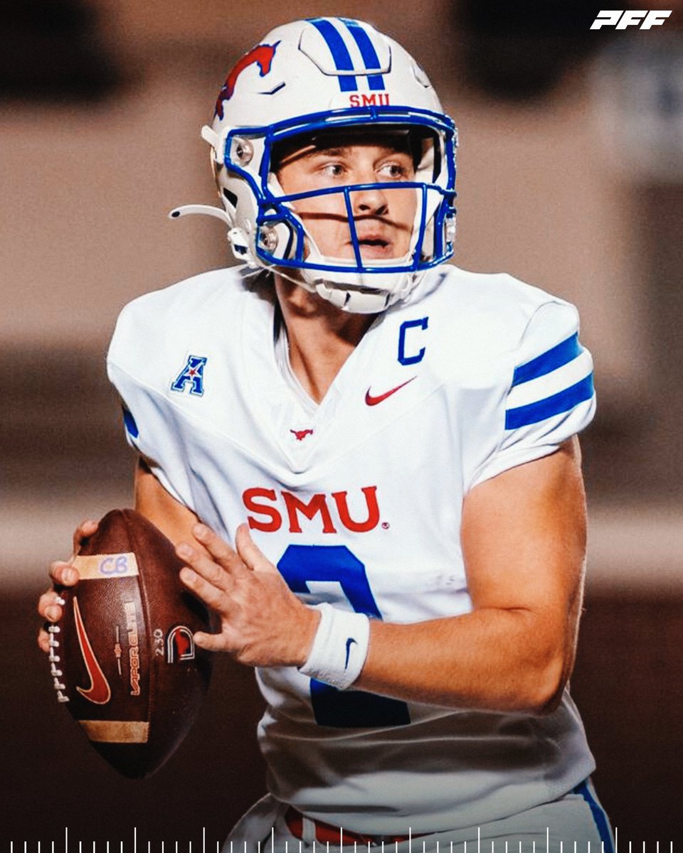 Former SMU QB Preston Stone has transferred to Northwestern, per <a href="/chris_hummer/">Chris Hummer</a>

🟣 91.3 PFF Grade in 2023 (5th Among QBs)