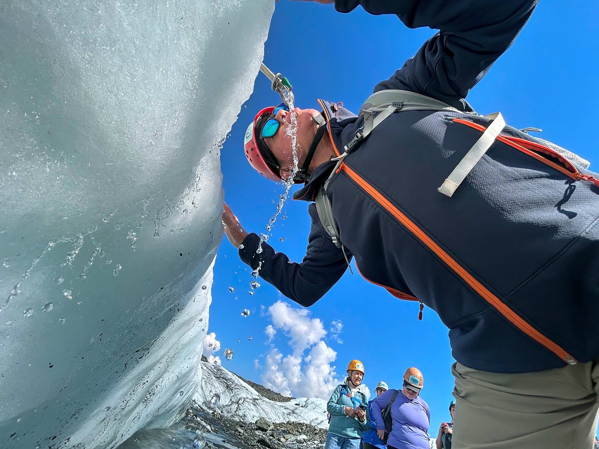 NextLevelAlaska's tweet image. The cleanest water you'll find in Alaska, straight from the source.