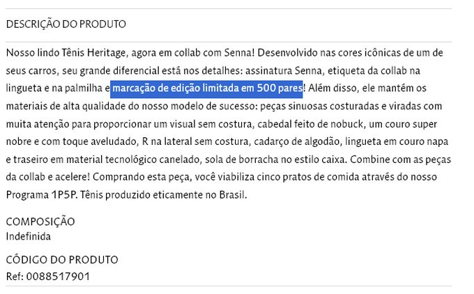 marcioarp's tweet photo. @usereserva 
#Senna #AyrtonSenna @BSenna @instayrtonsenna 
Já faz dias que estou aguardando essa empresa "reserva" dar uma explicação, se dizem uma empresa séria, mas não responderam reclame aqu e nem no procon. Fizeram progagando engosa. Disseram que era 500 pares mas mentiram. https://t.co/i6xffdjPgG