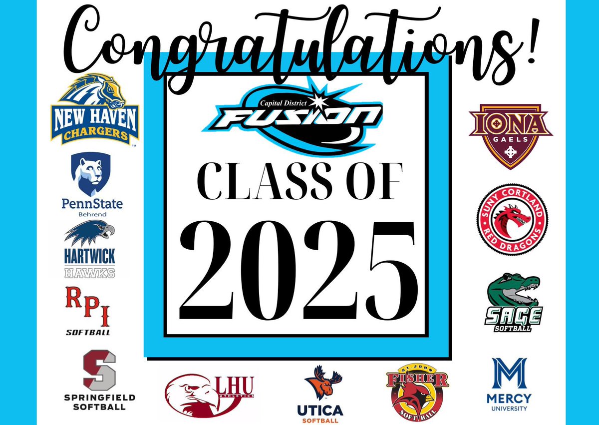 90+ athletes have made their commitment to further their education &amp; athletic career in College while developing with the Capital District Fusion. Congratulations to our 2025 commits to date as noted above!