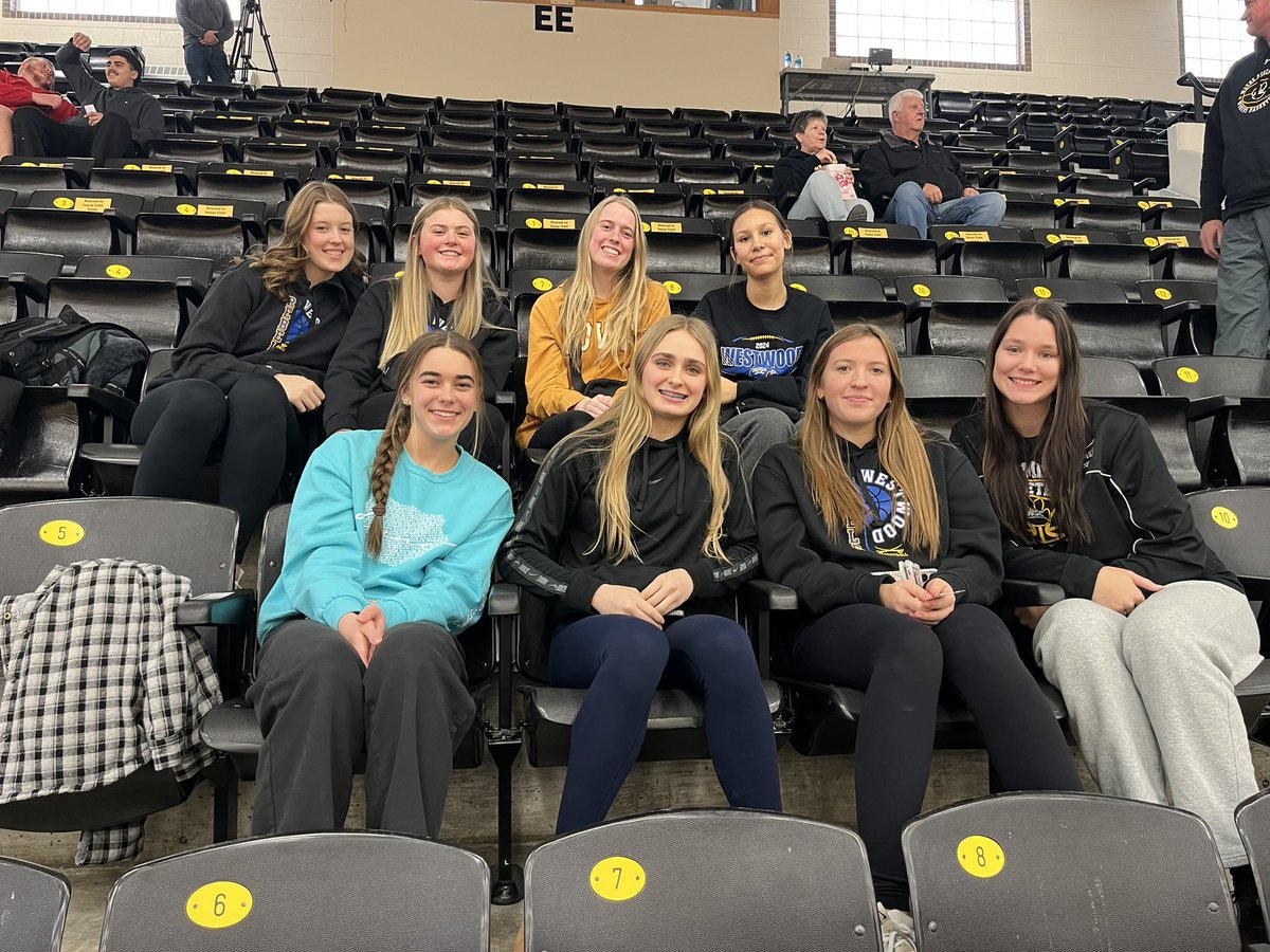 Westwood girls basketball made the trip to watch <a href="/WayneStateWBB/">Wayne State WBB</a> and alumni Addy Johnson! Thank you <a href="/WayneStateWBB/">Wayne State WBB</a>!