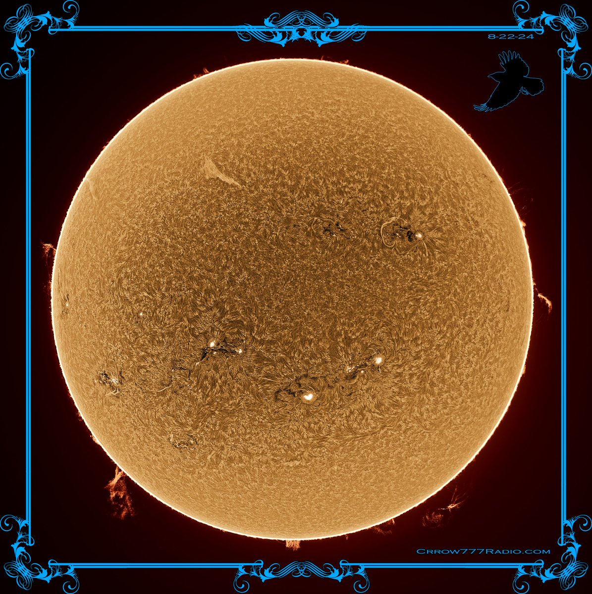 I would like to wish you all a happy winter solstice. The sun will start rising again in 3 days at which point the days will get longer, and the nights shorter. Today is the lowest extent of the sun for the year as it continues at solar maximum throughout the next year.

Take a