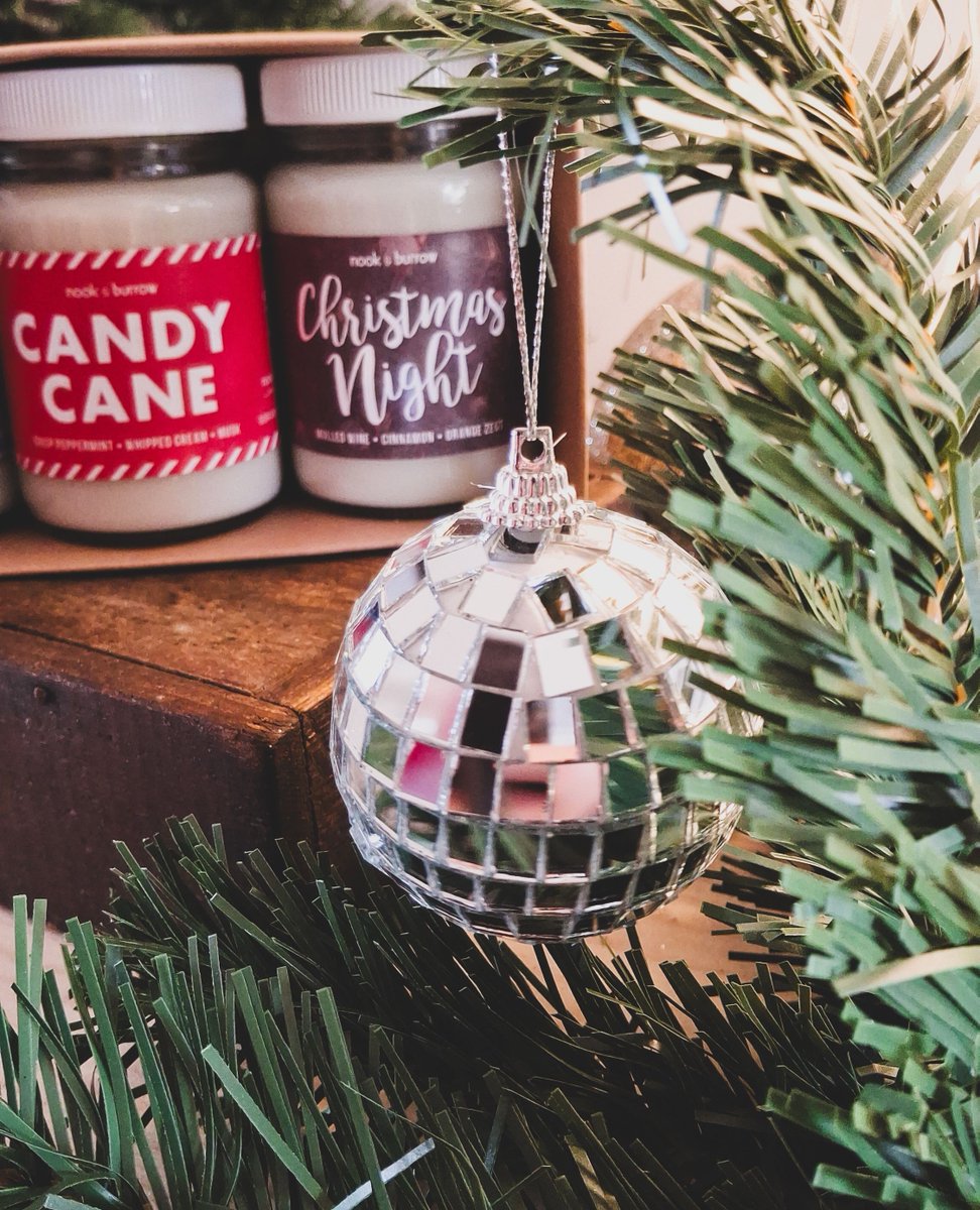 NookandBurrow's tweet photo. Don't know about you but we just LOVE a disco ball in our house. 

Are there any fun twists that you put on your Christmas decorations? https://t.co/xaEzmQtWeX