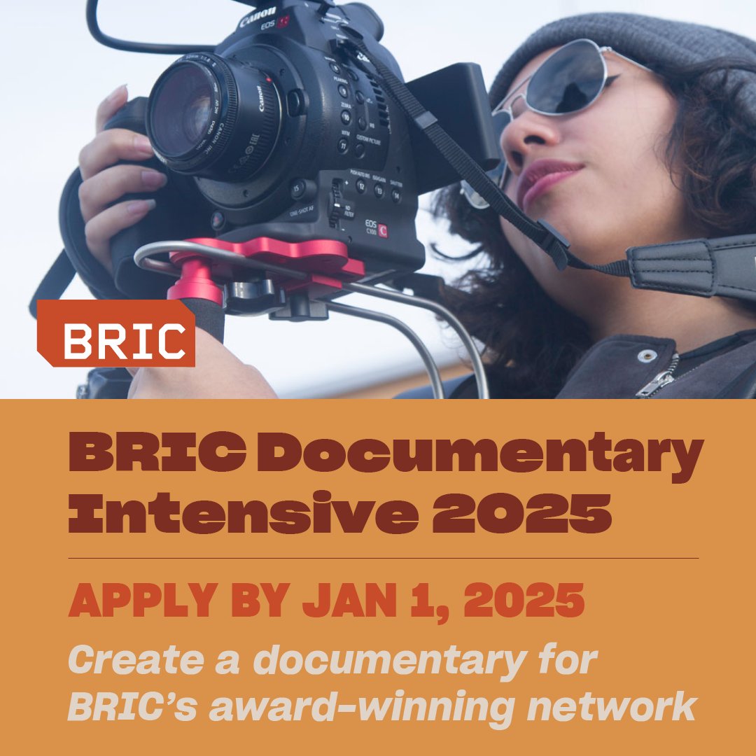 Join our 4-month filmmaking course where expert instructors will guide you through every step of the process — from pre-production to post-production.

Your film will debut at a public screening + air on our NY Emmy-nominated @bfreebk channels!

Apply: bricartsmedia.org/class/apply-no…
