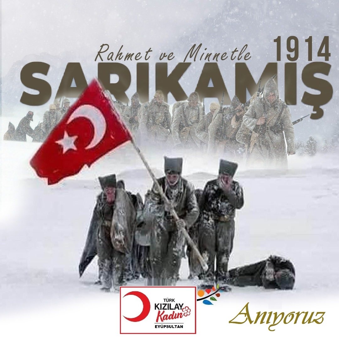 🇹🇷 22 Aralık 1914 – 22 Aralık 2024 🇹🇷
“Sarıkamış üstünde kar, Kar altında Mehmet'im yatar.”  🗻 Sarıkamış Harekâtı'nın 110. yıl dönümünde şehitlerimizi rahmetle ve minnetle yâd ediyoruz.
#BuHilalSizlerleVarOldu
#SizlerleYaşıyoruz