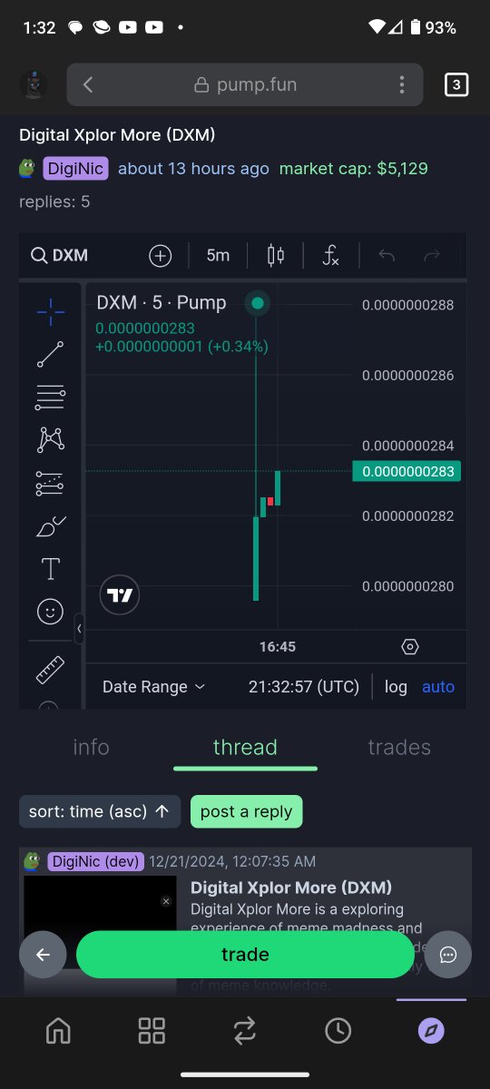 nickNDWgsLLC's tweet photo. DXM on Solana Blockchain community token on pump dApp via Phantom, if you know , U know. https://t.co/rBT7r2W7jW
