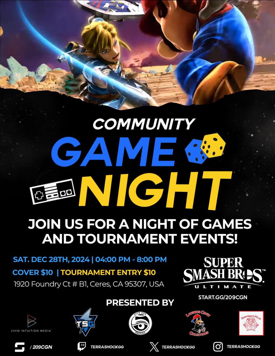 December 28 Ceres Ca #SmashBros #tournament #ceres #209