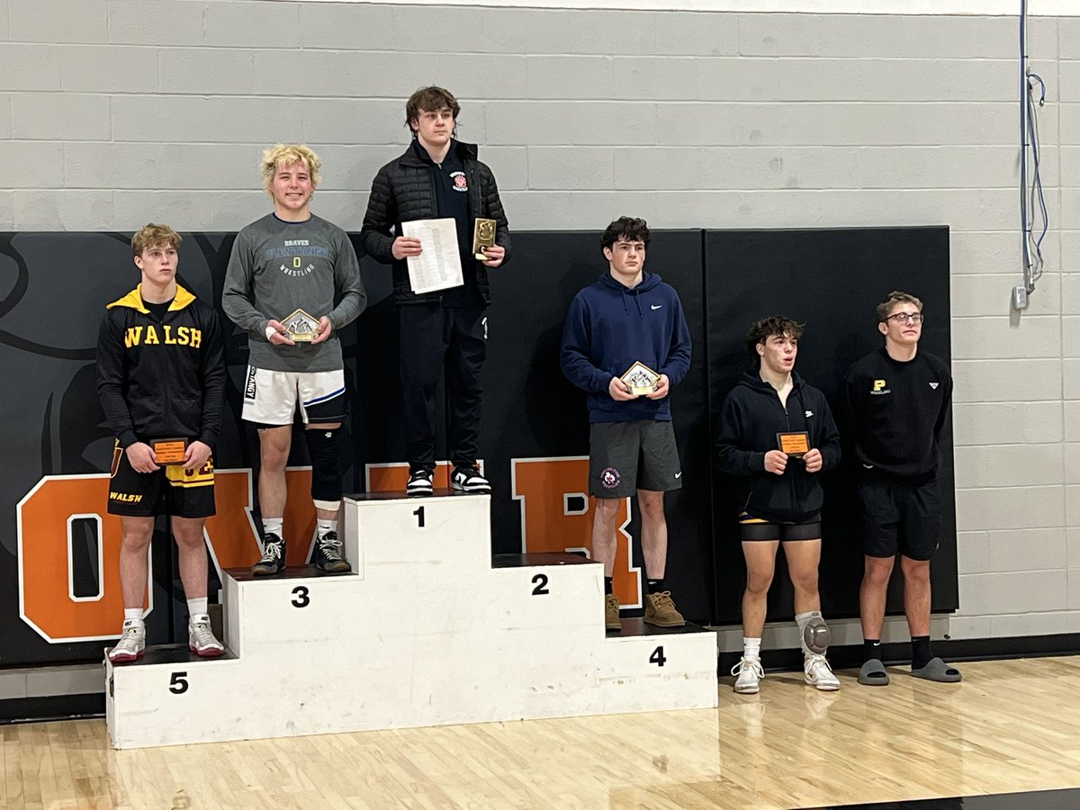 Congrats to Nick Piontkowski on his 3rd place finish today at North Canton Holiday tournament.