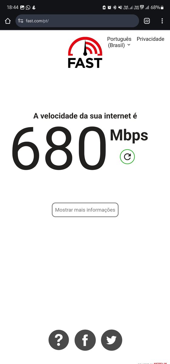CFernandolima's tweet photo. @juli0mendes Aqui bateu 680😱 https://t.co/Zcp1TyJJaD