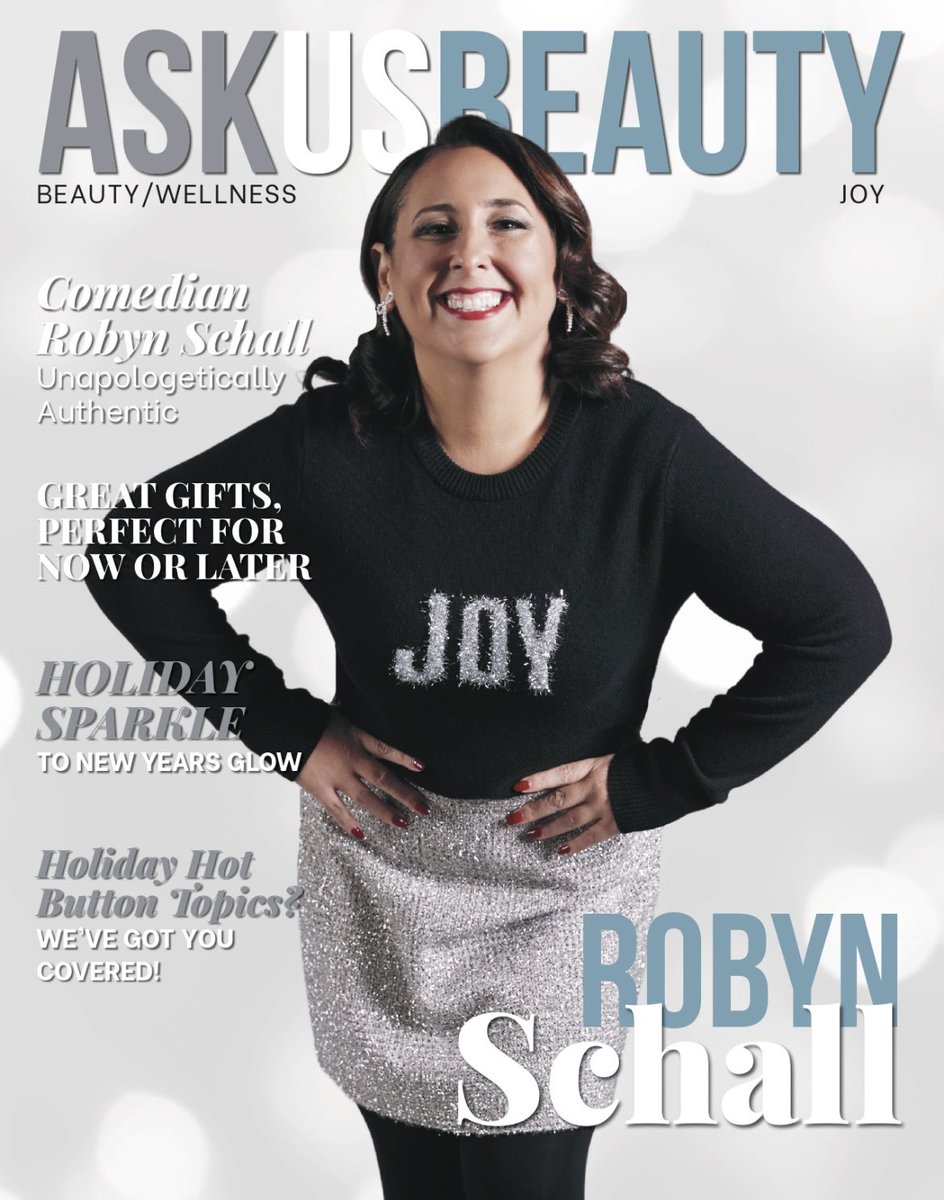 Our holiday issue of JOY with comedian, host and social media sensation <a href="/RobynSchall/">Robyn Schall Comic</a> is available now.