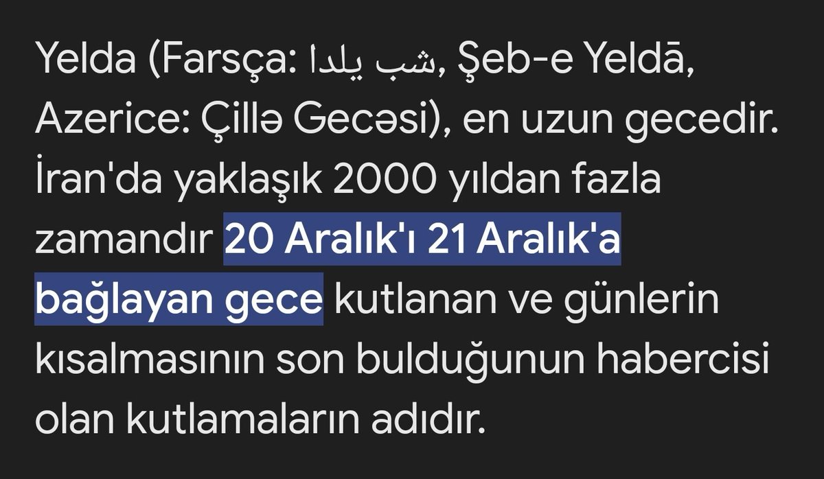 NajibNizam7's tweet photo. Dün hiç karşılamamışken, bugün Şeb-ı Yelda ile ilgili 4 tivitle karşılaştım taymda...

Arkadaşlar geç kalmışınız bu gece dünkü geceden✌🏻dakka daha kısa😁

#iyigeceler #sebiyelda https://t.co/ZMWnPvGBxK