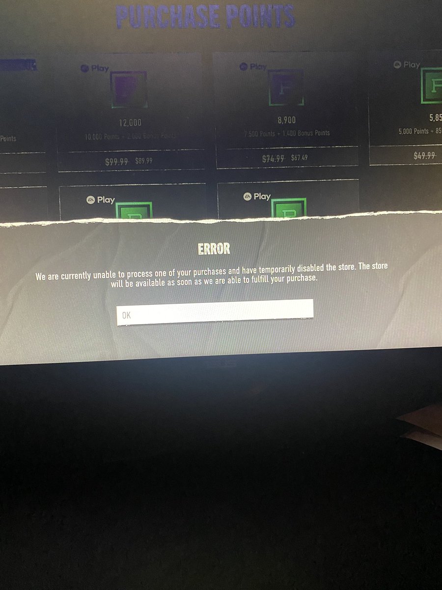 FDingerz's tweet photo. Day 9 of this problem not being resolved @EAHelp @CFBDirect I would like to participate in Christmas rush promo. https://t.co/6JnGUSXnR7