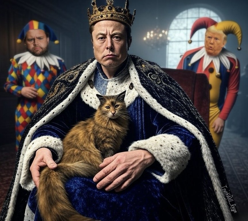 Three pussies and a cat.
#HappyCaturday