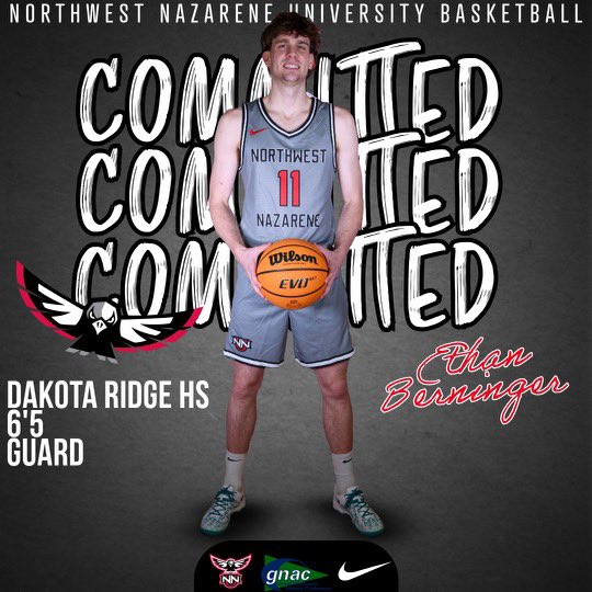 Jon Hawkins (@coachhawk_nnu) on Twitter photo Some more exciting news to the 2025 class, meet <a href="/ethan_bern11/">Ethan Berninger</a> from Littleton, CO! A dynamic perimeter threat who can score in bunches. What separates Ethan is the man he is off the court. Thrilled to have him join our <a href="/nwnazarene/">Northwest Nazarene University</a> community. <a href="/NNUSports/">NNU Nighthawks</a> <a href="/drhsHOOPS/">Dakota Ridge Boys 🏀</a> <a href="/MtnWestPremier/">Mountain West Premier</a> Some more exciting news to the 2025 class, meet <a href="/ethan_bern11/">Ethan Berninger</a> from Littleton, CO! A dynamic perimeter threat who can score in bunches. What separates Ethan is the man he is off the court. Thrilled to have him join our <a href="/nwnazarene/">Northwest Nazarene University</a> community. <a href="/NNUSports/">NNU Nighthawks</a> <a href="/drhsHOOPS/">Dakota Ridge Boys 🏀</a> <a href="/MtnWestPremier/">Mountain West Premier</a>