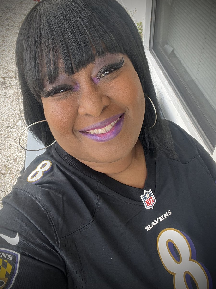 Feels like a win for the <a href="/Ravens/">Baltimore Ravens</a> today. 💜🖤🐦‍⬛ #womenwholovefootball #ravens #floridagirl #miami
