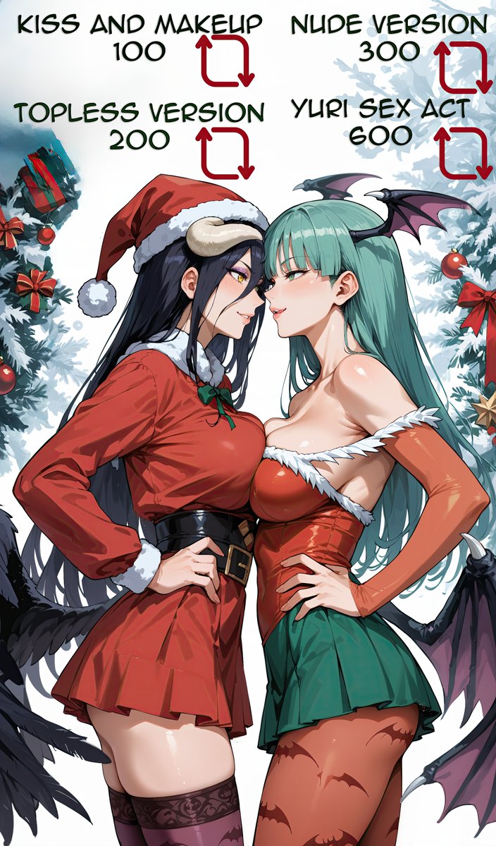 CreationsLevi's tweet image. I was saving this for out of the shadows, but this thing lasting forever and Levi is doing a lot of things today! So, everyone's favorite Succubi , Albedo and Morrigan. Not arguing, they just want help to get to know each other. :)