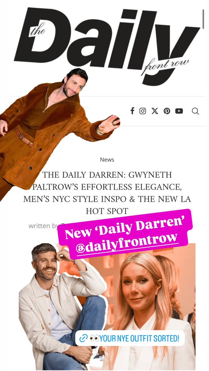 New Daily Darren <a href="/DailyFrontRow/">DailyFrontRow®</a> 

fashionweekdaily.com/the-daily-darr…