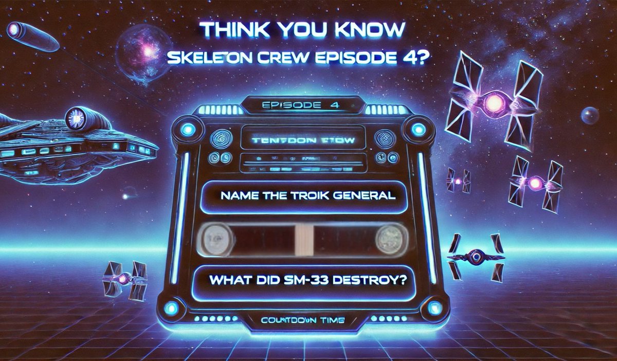 FAN CHALLENGE:

Think you know #SkeletonCrew Episode 4? 💡

1) Name the Troik general.

2) What did SM-33 destroy?