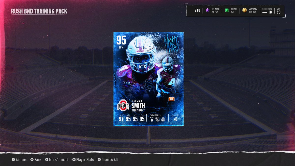 WFPKGames's tweet photo. Hey @Zirksee the 18k Rush Training BND pack is giving out outstanding odds today. In less than 20 pulls I got all of this: https://t.co/LsQVpvPzAc
