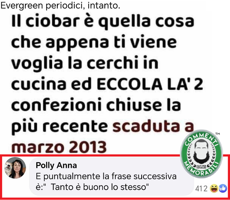 CM_Memorabili's tweet photo. Ol...Hot but gold. #ciobar #commentimemorabili #evergreen https://t.co/lUBv77bYvK
