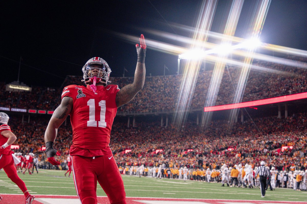 OhioStateFB's tweet photo. Saturday Night Lights. https://t.co/GgpoGt5rmy
