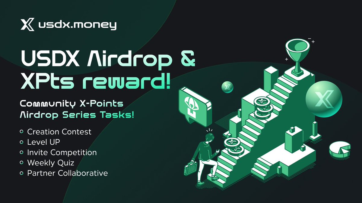 🎉 usdx.money Community Campaigns Are in Full Swing! 

Our incredible community has shown unmatched enthusiasm and energy as our campaigns continue to run strong! 

🏆 Earn X-Points, $USDX, and exclusive perks through:
1️⃣ Content Creation
2️⃣ Angel Program
3️⃣ Weekly