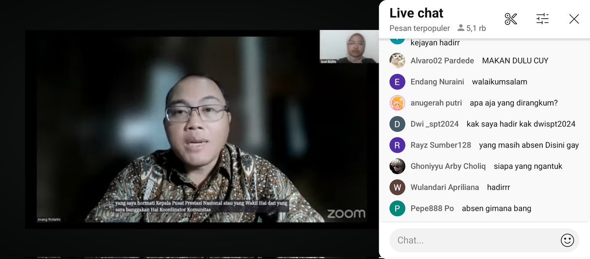 indaaahdwi's tweet photo. pembukaan menyanyikan lagu kebangsaan Indonesia Raya, sambutan. harapan untuk pelajar penggerak. opening speech oleh kepala biro kerjasama hubungan masyarakat kementrian dasar dan menengah
#PelajarPenggerakMerahPutih #PelajarSehatCerdasBerkarakter #PelajarTolakJudiOnline https://t.co/facg9MOgQf