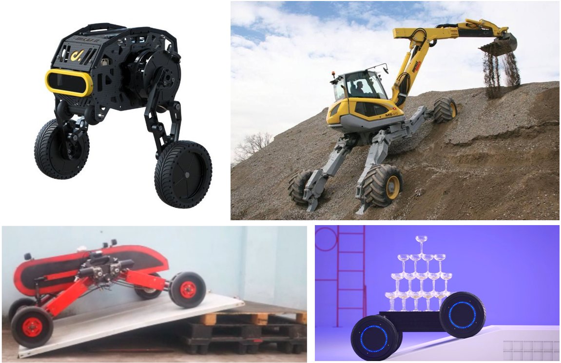 mattadc's tweet image. Day 9 learning robotics. Doing some research into an interesting robot to model from scratch and simulate doing something useful. I'm thinking that some sort of active suspension wheeled robot is a good step up from the basic mobile base. Probably not gonna go with the balancer.