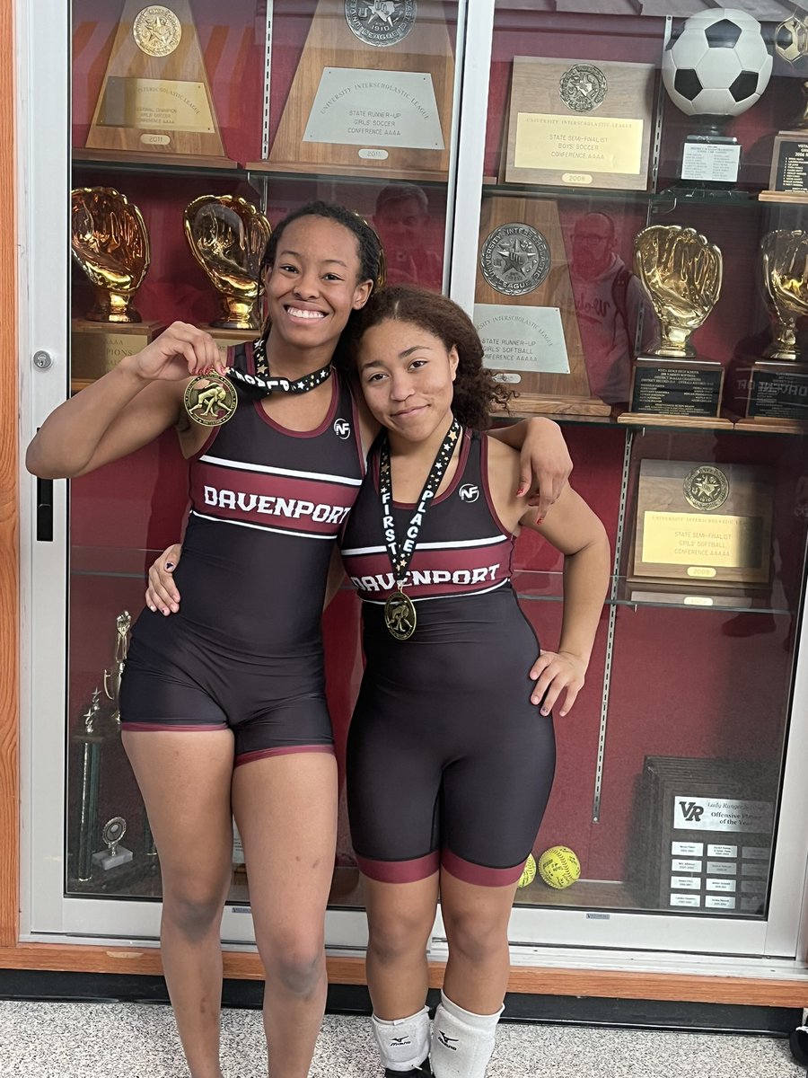 It was tough sledding for many wrestlers from across the region at the Hill Country Classic at Cedar Park Vista Ridge. Two of Davenport’s own were more than ready!

Cheyenne Velasquez 🥇 
Sierra -Rayne Guy 🥉 

<a href="/BuildThePack/">BuildThePack</a> <a href="/DavenportWolves/">DHS Wolves Athletics</a> <a href="/c1d1bennett/">Chris Bennett</a> #wrestlelikeagirl