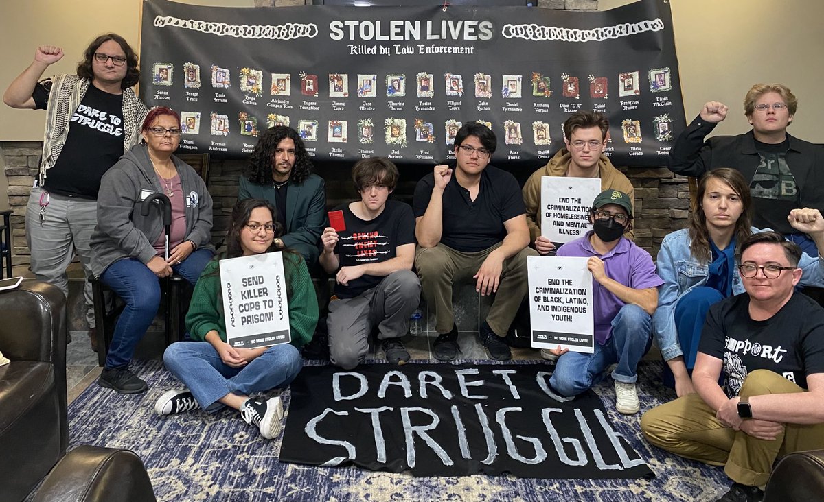 Thank you to everyone who came out to our general meeting on Wednesday! Together we made plans for January 9th - national “Fuck The Pigs Day” - where we will rally with families affected by police brutality, to cut through the bullsh*t of so-called “Police Appreciation Day” 🤢
