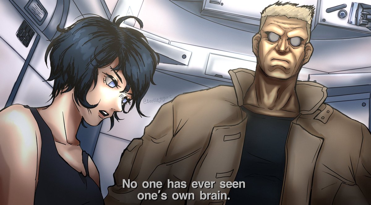 Redraw of a scene from Ghost in The Shell (1995) !! 
#redraw #DTIYS #digitalart #art #procreate