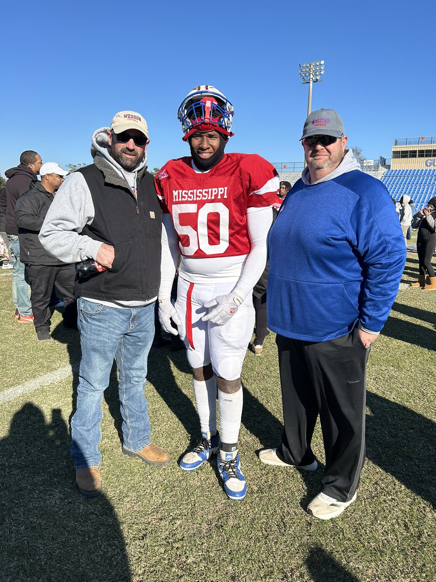 Jeremy Loy (@coach_loy) on Twitter photo South came up short but Wesson was represented well today by # 5 0 Korbin Ashmore. He will play his next football as a ragin cajun at the University of Louisiana. South came up short but Wesson was represented well today by # 5 0 Korbin Ashmore. He will play his next football as a ragin cajun at the University of Louisiana.