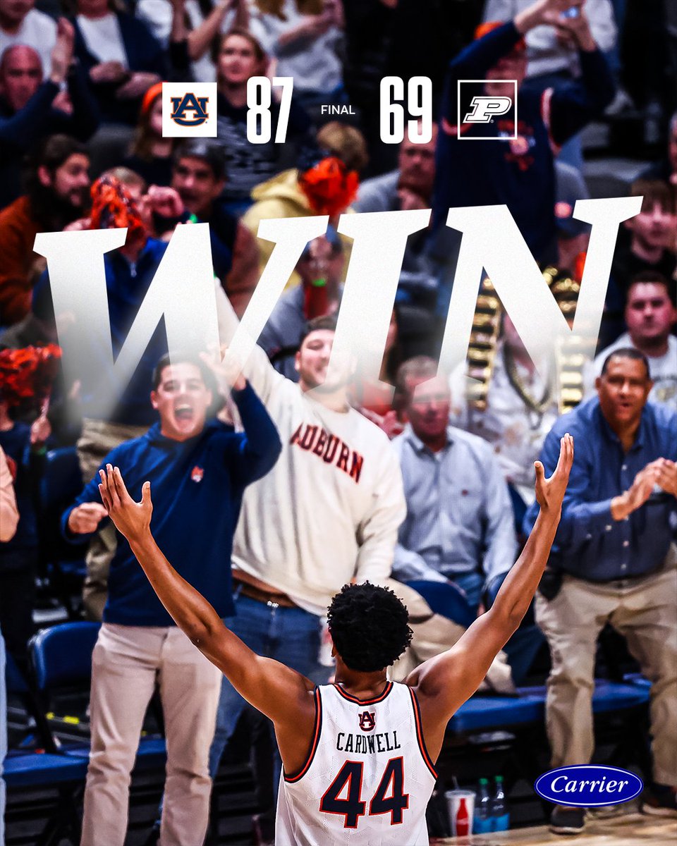 AuburnMBB's tweet image. Top 25 Dubs 📈

#WarEagle | @carrier