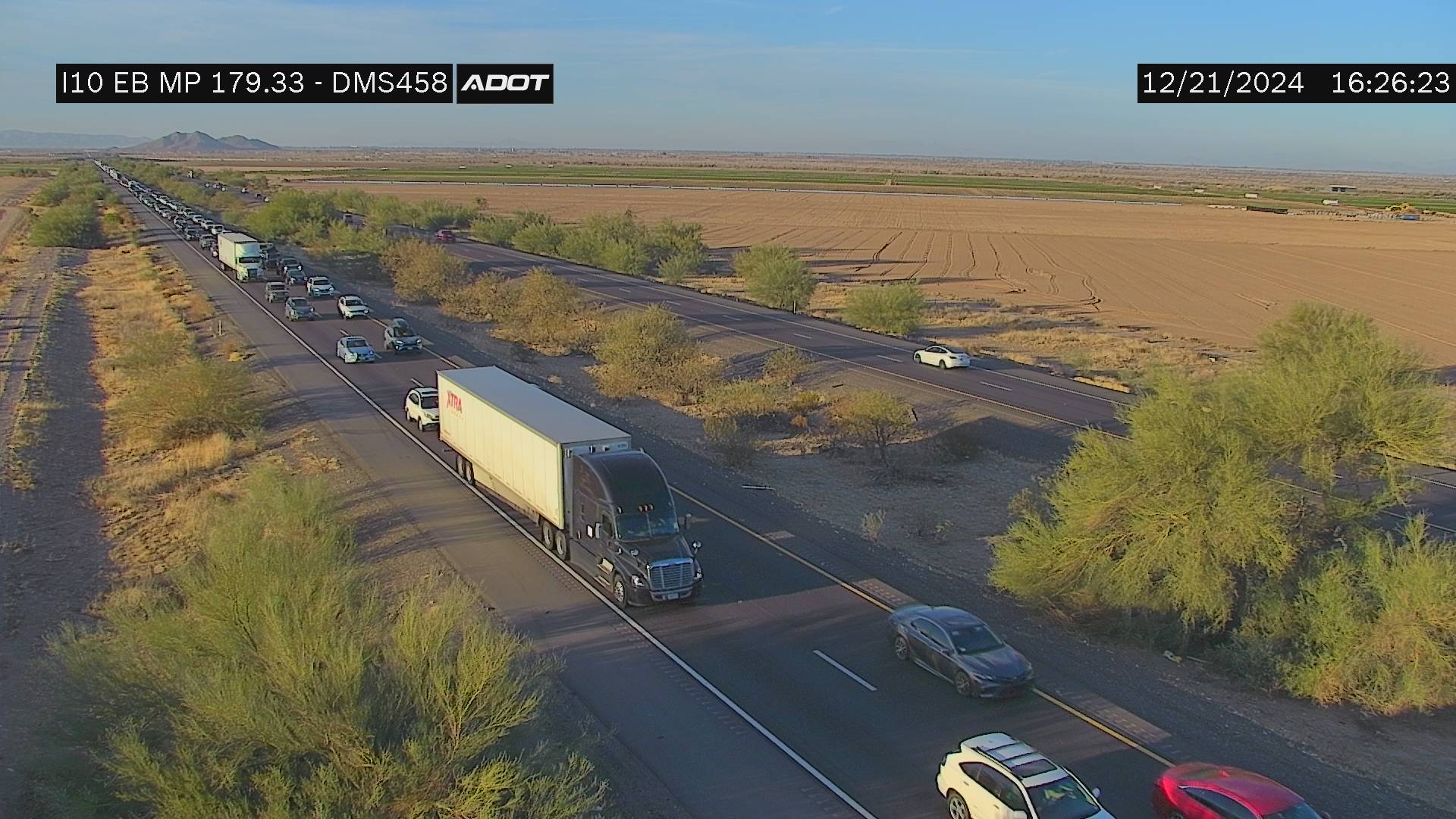 Arizona DOT on X: &ldquo;I-10 EB near the Sacaton rest area (MP 182): A 
