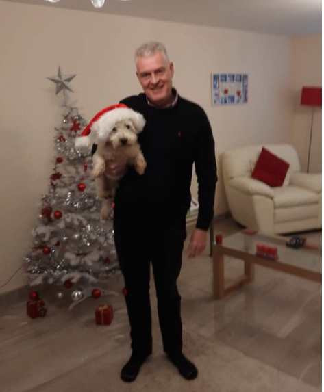 'Did you remember the poo bag?'
'Yes he's holding me right now'.