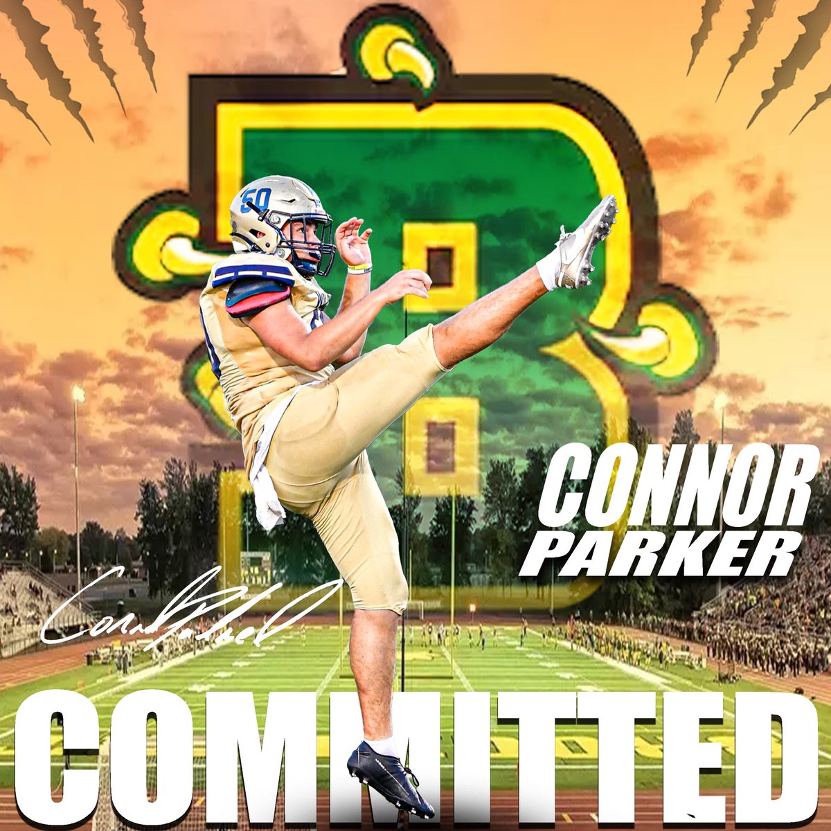 I am 100 percent committed to Brockport!! Thank you to all of my family, coaches and teammates for making this possible!!! I would not be where I am today and can’t wait for what the future holds!!