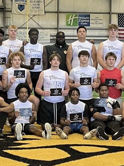 Tyson Bronson (@tysonbronson) on Twitter photo Had an amazing time at the <a href="/sixstarfootball/">Six Star Football | PLUS+</a> Showcase . Can’t wait to be back on May 25th for the Finals!!
<a href="/OFHSfootball/">Eagles Football</a> <a href="/kgroves20/">Kollin Groves</a> <a href="/6starfootballMO/">Six Star Football | MISSOURI</a> <a href="/JPRockMO/">JP Rock</a> Had an amazing time at the <a href="/sixstarfootball/">Six Star Football | PLUS+</a> Showcase . Can’t wait to be back on May 25th for the Finals!!
<a href="/OFHSfootball/">Eagles Football</a> <a href="/kgroves20/">Kollin Groves</a> <a href="/6starfootballMO/">Six Star Football | MISSOURI</a> <a href="/JPRockMO/">JP Rock</a>