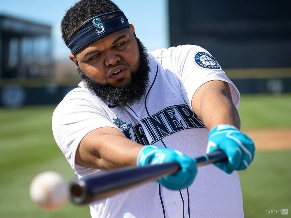 ThereGoLeban's tweet photo. The Mariners 2025 first baseman: https://t.co/mvIW69Hpzr